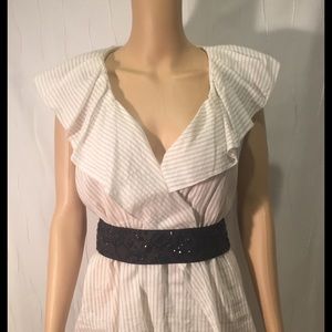 BCBG Blouse with Belt